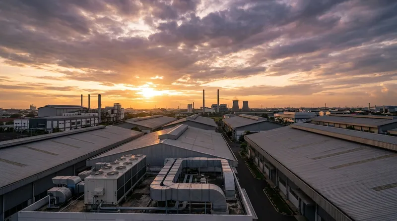 Kawasan pergudangan dan pabrik di Jabodetabek yang membutuhkan ventilasi gudang